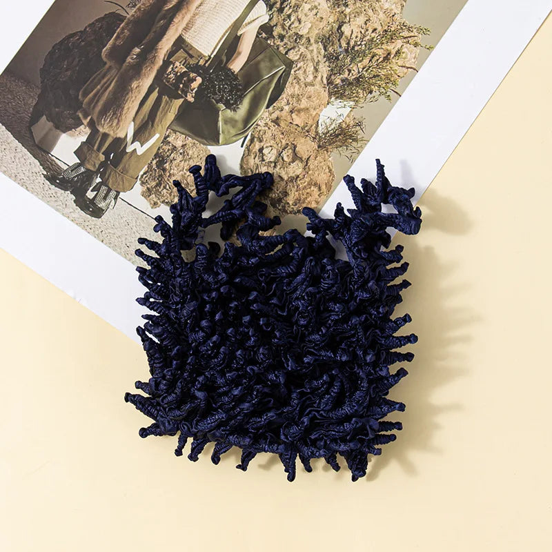Folded Bubble Design Shopping Bag Swollen And Shrunken Hedgehog Shape Magic Bubble Bag Fashion Simple Craft Design Handbag