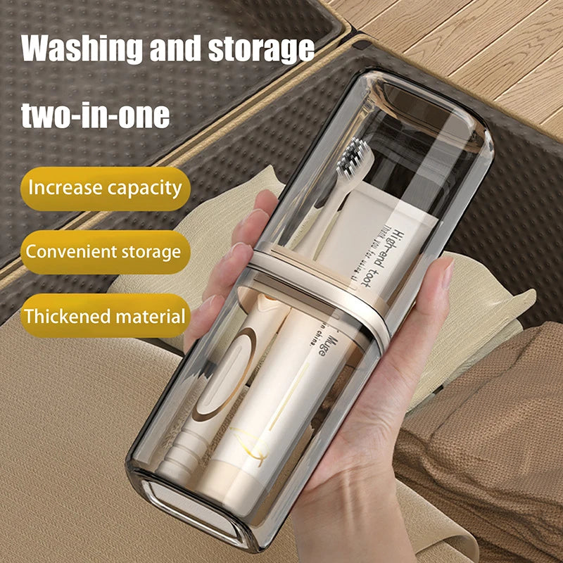 Transparent Toothbrush Travel Containers Portable Toothbrush Case Outdoor/business Trip/travel Acessories