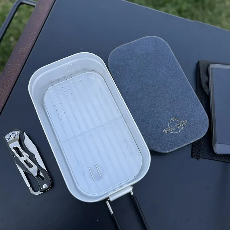 Camping Portable mini chopping board Board Outdoor Camping or Kitchen Household Double Sided Cutting Board with Holes Picnic