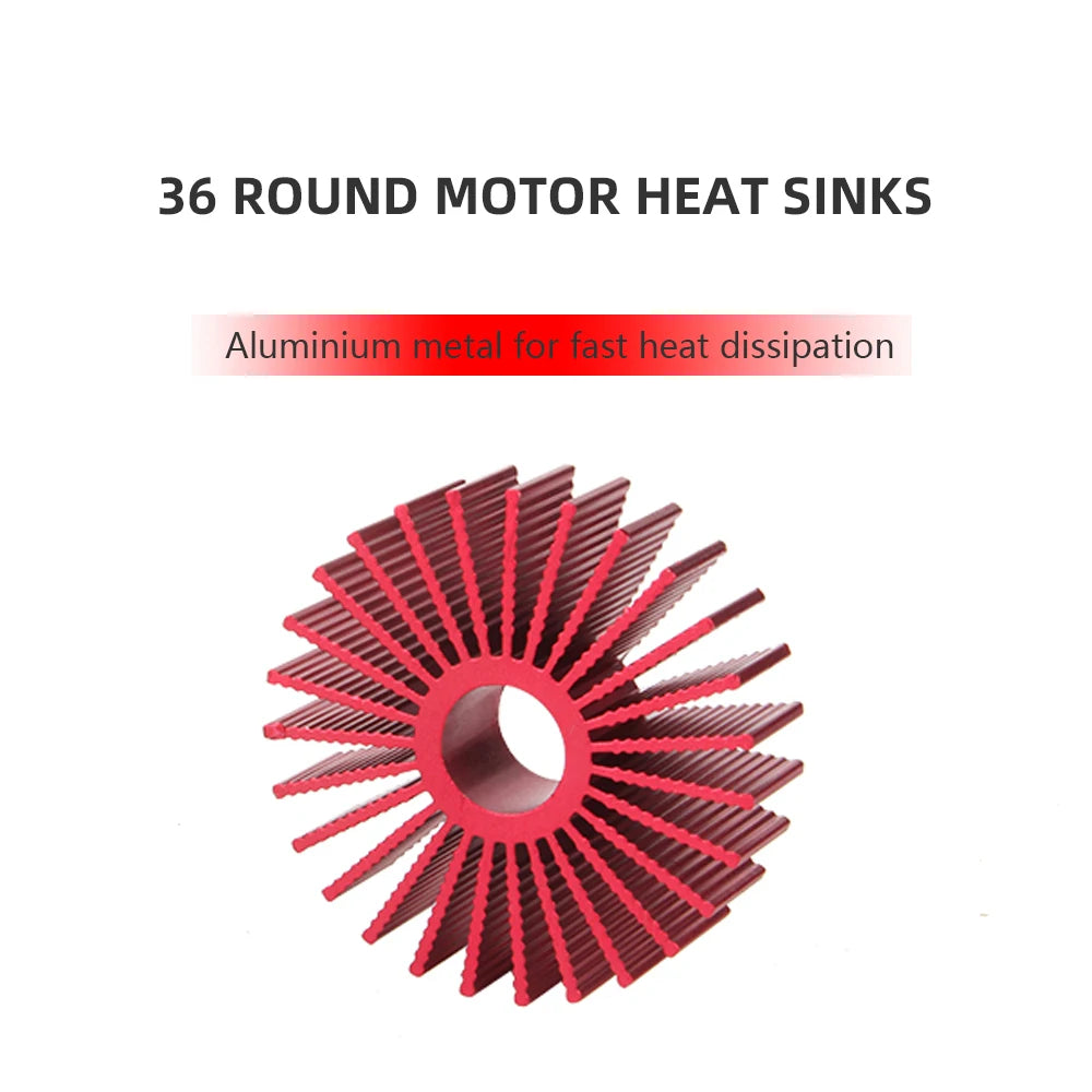1/2/5PCS 3D Printer Parts Round Stepper Motor Aluminum Heatsink 36mm Heat Dissipation Cooling Heat Sink For Voron 1.0/2.4