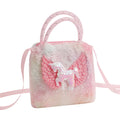 Cartoon cute single-shoulder bag, small crossbody bag, kindergarten girls' small tote, coin purse