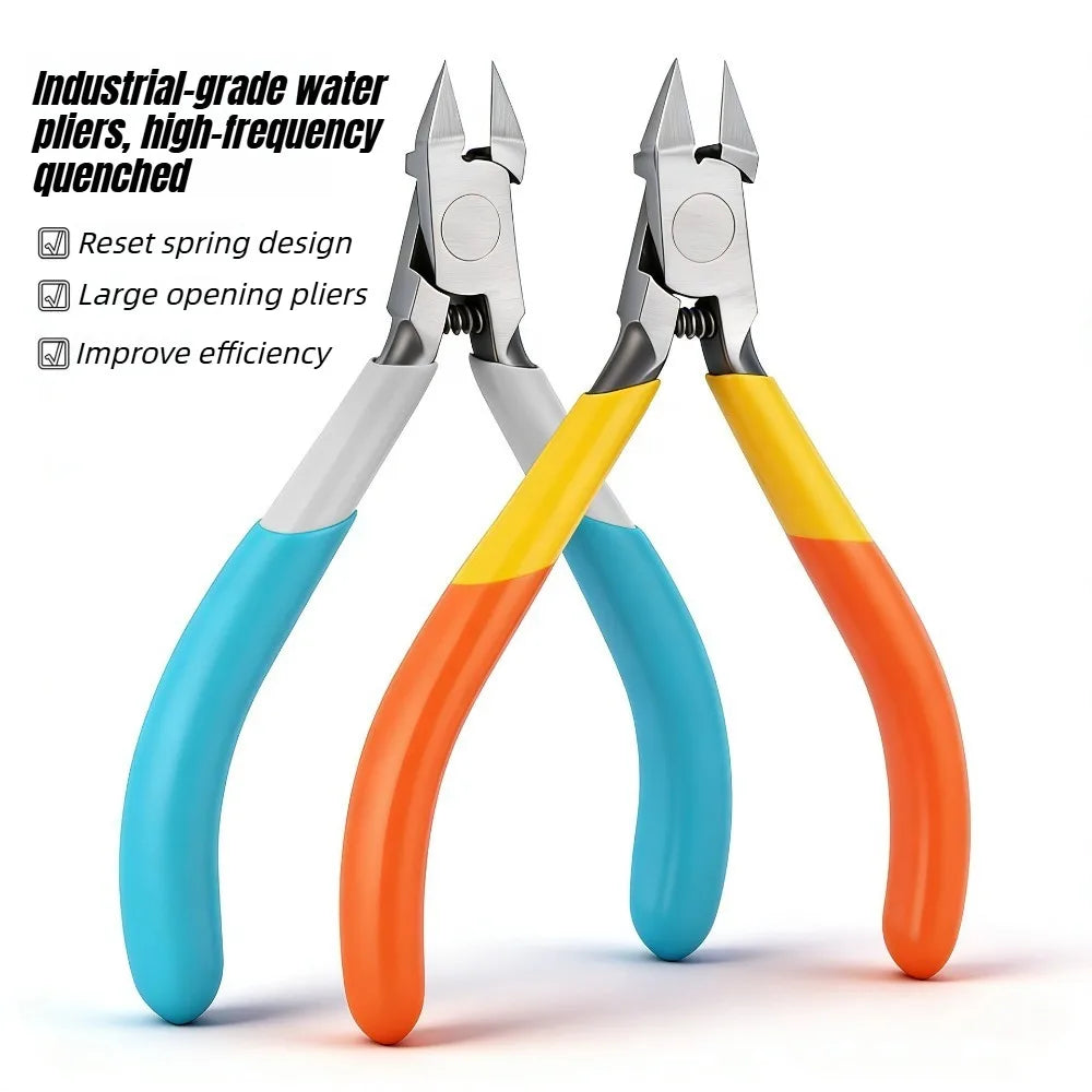 1/5Pcs Carbon Steel Precision Cutter Pliers Professional Sharp Nipper Diagonal Snips for Model Assembly Home Use Cutting Tools