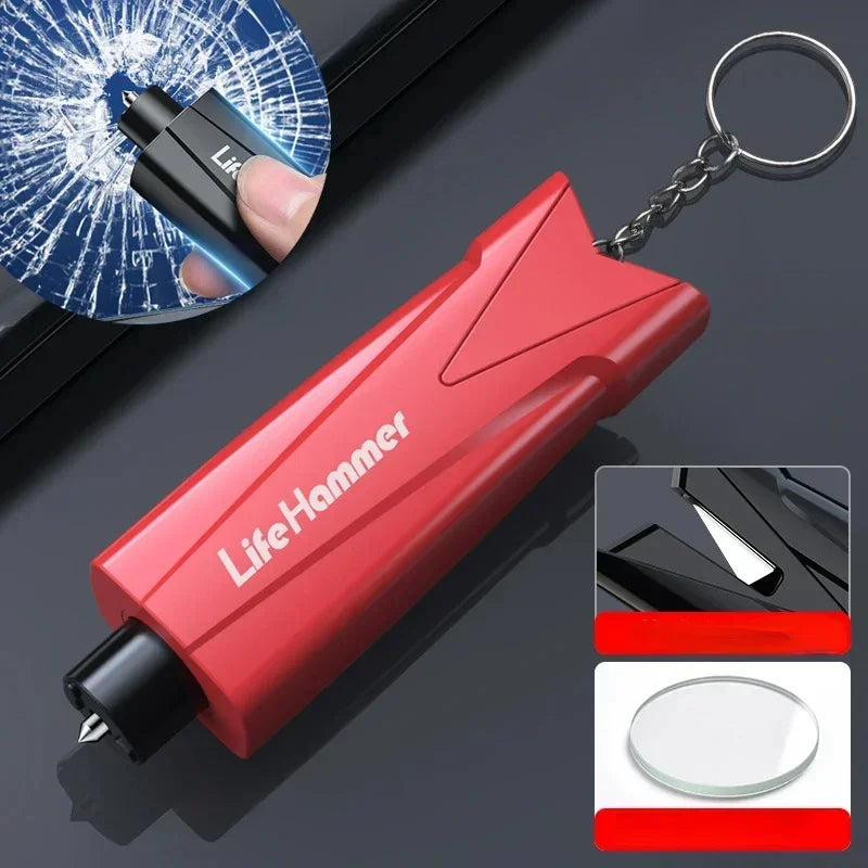 Car Multifunctional Safety Hammer Emergency Window Breaker Car Multi-function Safety Car Breaking Hammer Life-saving Hammer Safe