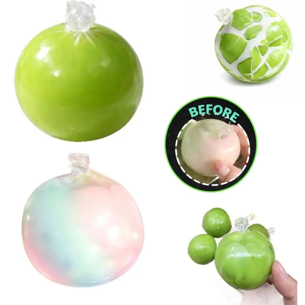 Green Grape Design Wax Cracking Squeeze Toy Crispy Feel Crackable Texture Crispy Stress Balls Soft TPR Handmade Craft