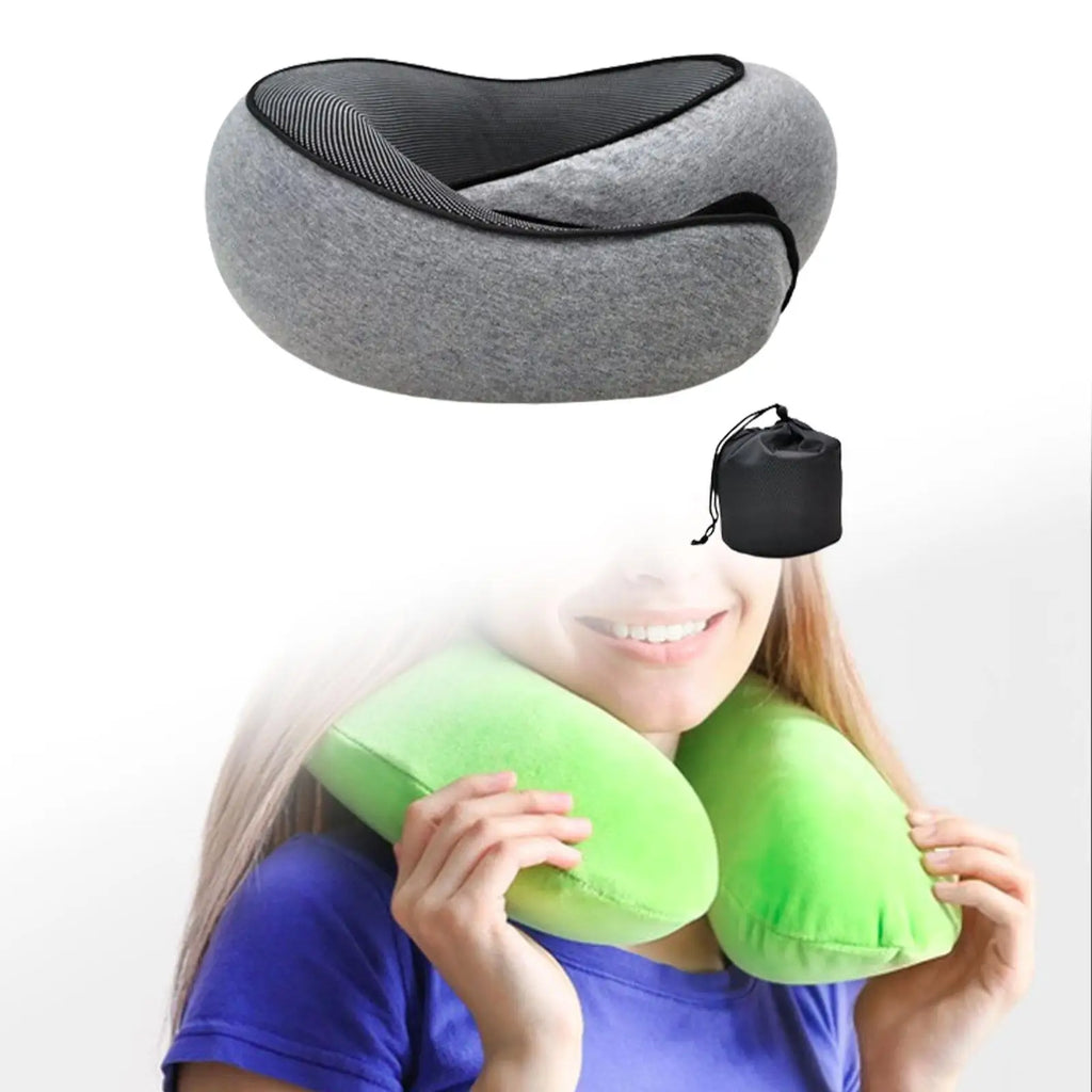 Travel Pillow Adjustable Soft Plane Accessories Comfortable Foldable Memory Foam