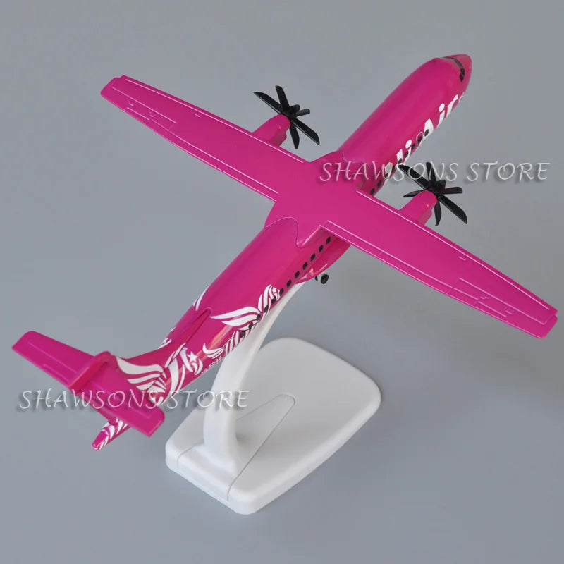 1:140 Diecast Metal Model Plane Toy ATR-72 ATR 72-600 Korea Hi Air Airliner Miniature Replica