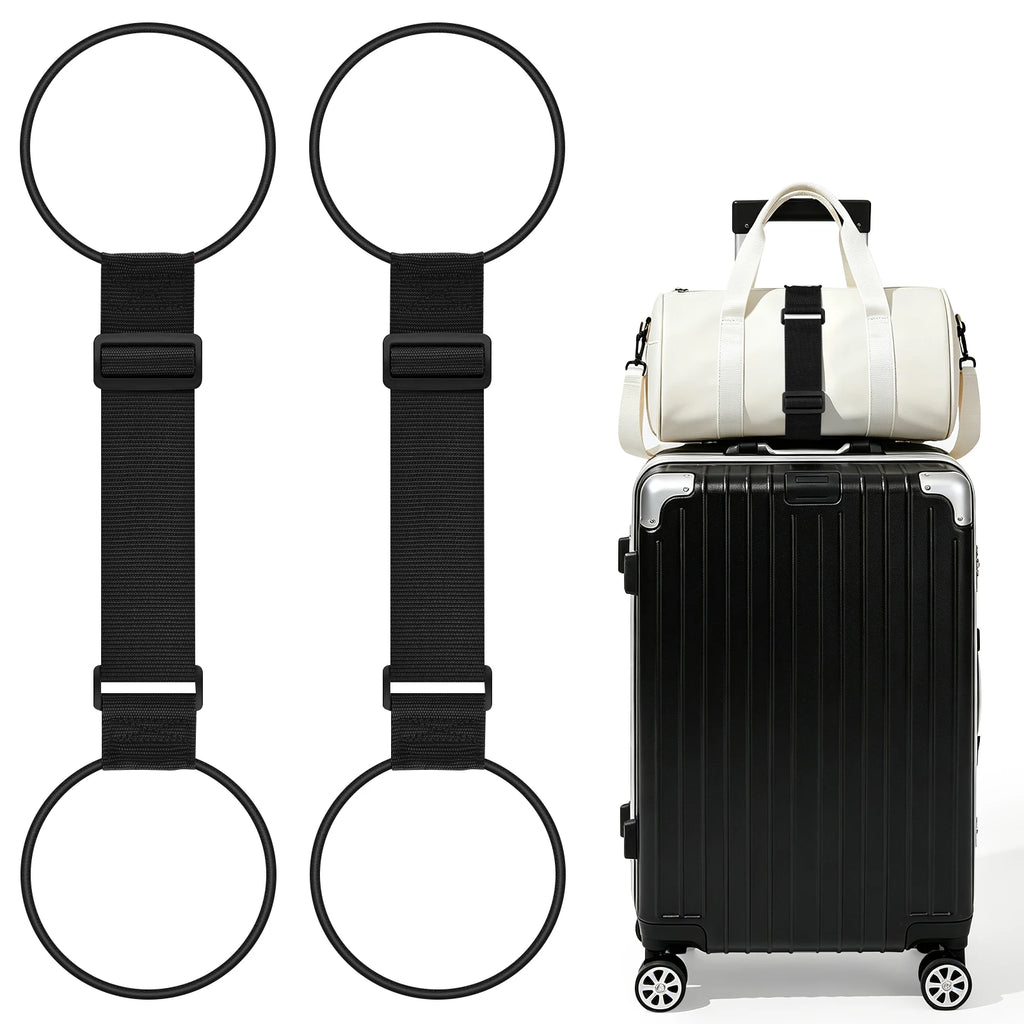 Elastic Adjustable Luggage Strap Carrier Strap Baggage Bungee Luggage Belts Suitcase Belt Travel Security Carry On Straps