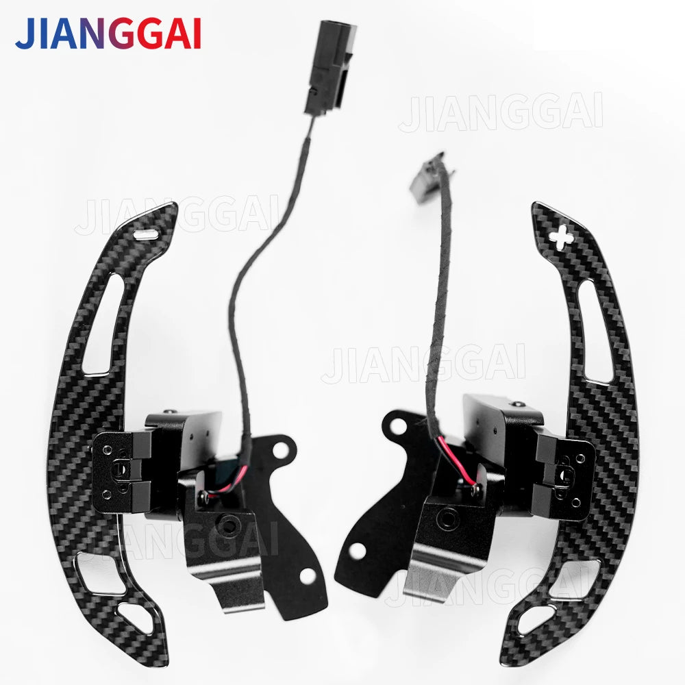 Magnetic Carbon Fiber Steering Wheel Paddle Shifters Extension for Ford F150 F-150 Raptor 2015-2025 Shifter Extended Accessories