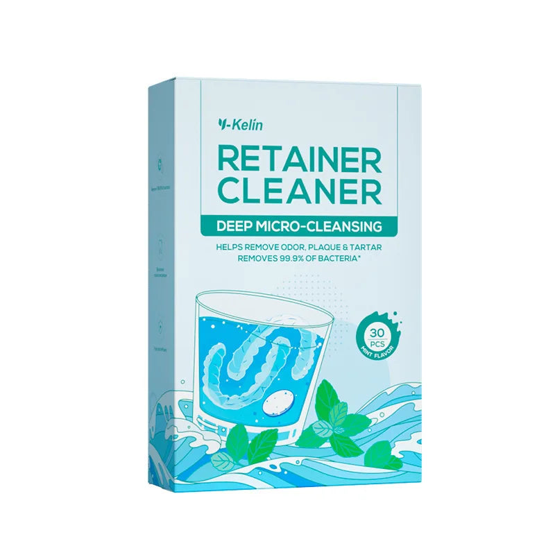 Orthodontic Holder Invisible Braces Cleaning Effervescent Tablets Corrective Cleaning Braces Destained Fruity Denture Cleaning