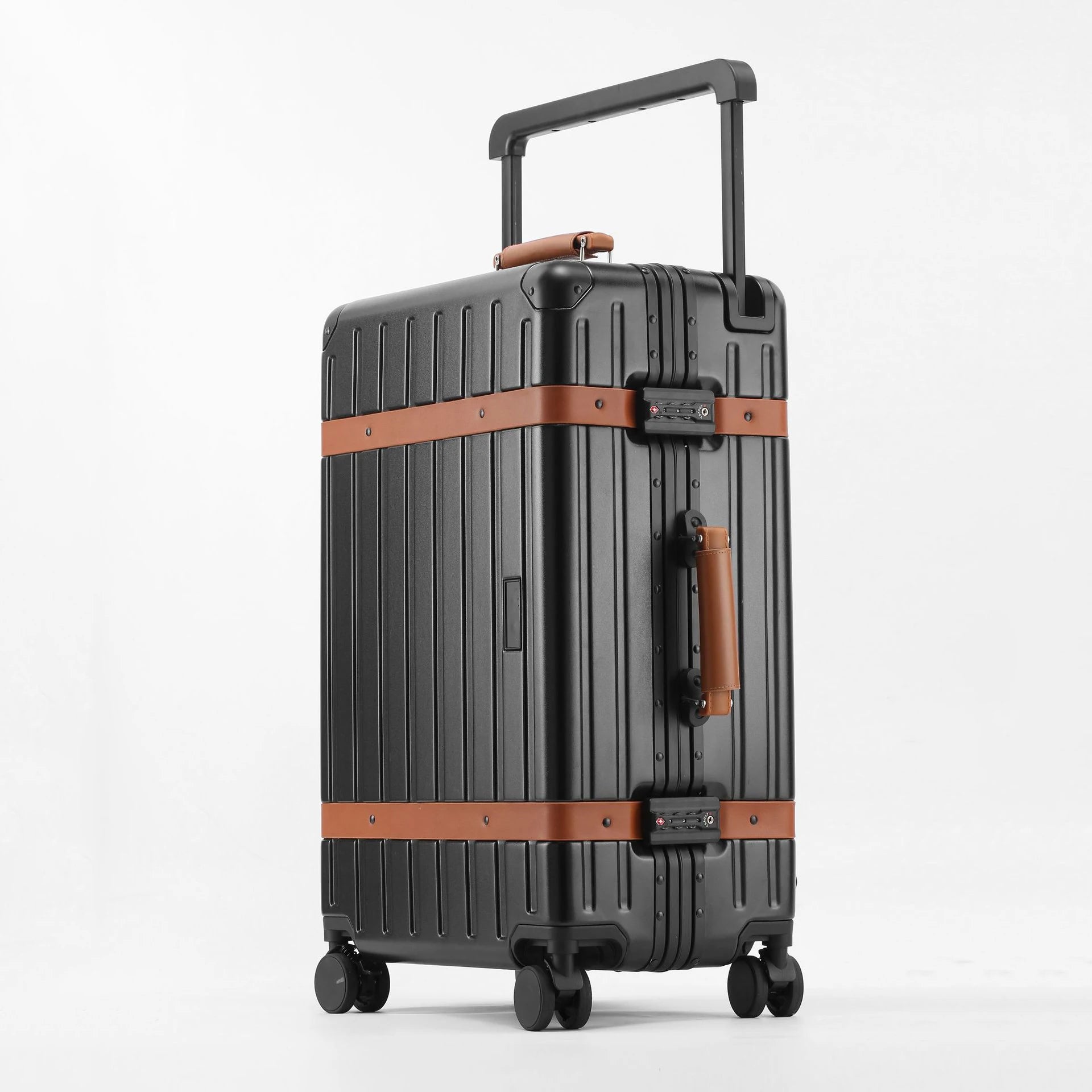 KLQDZMS Travel Luggage High Quality 20 Inch Boarding Box Aluminum Frame Trolley Case 24"26"ABS+PC Password Box Cabin Suitcase