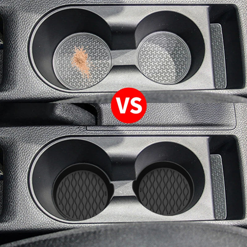 1pcs Car Cup Holder Coaster Silicone Cup Holder Insert Universal Non-Slip Cup Holders Car Accessories Interior Silent Cup Pad