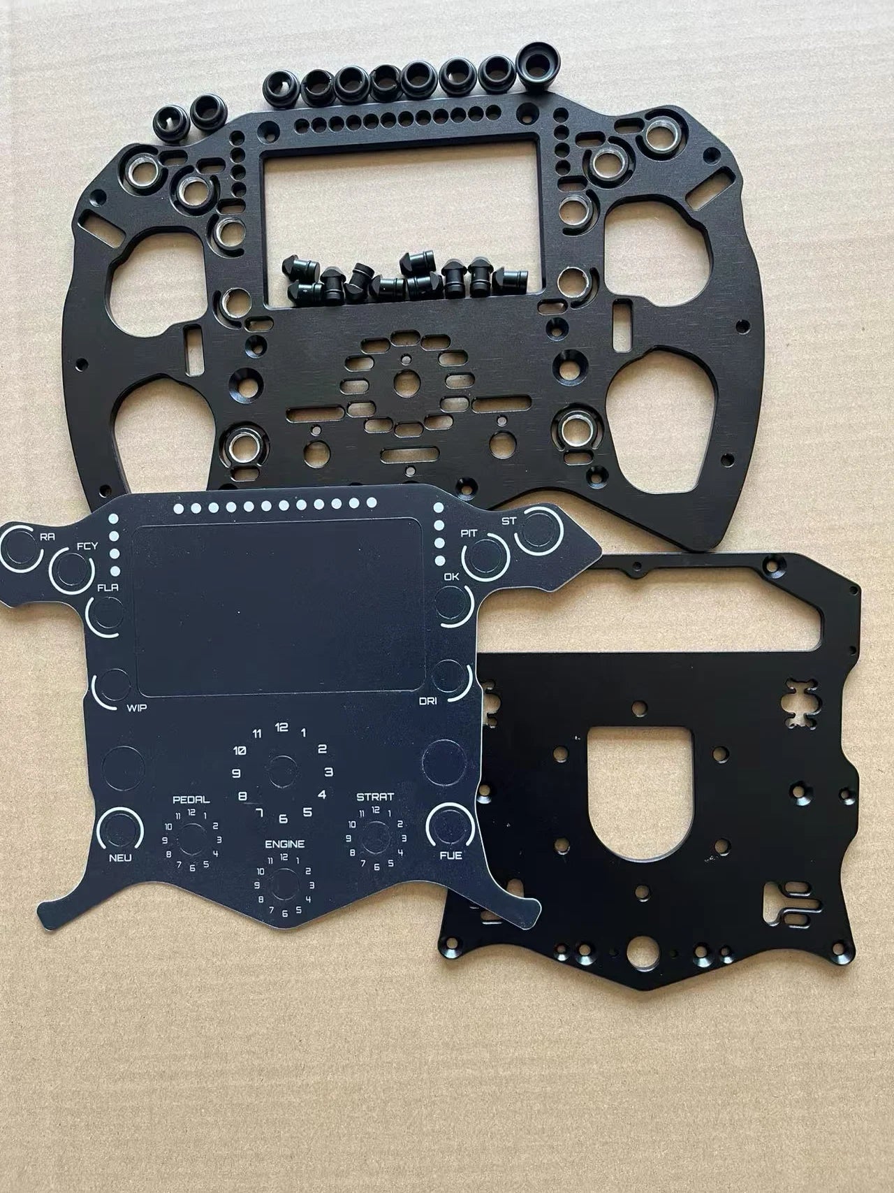 Custom Simracing Aluminum Parts for Steering Wheel