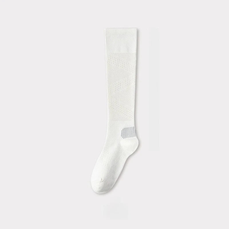 1/3 Pairs Women Summer Thin Mesh Knee High Compression Socks Anti-Odor Athletic Socks Tennis Running Yoga Sports Socks Stockings