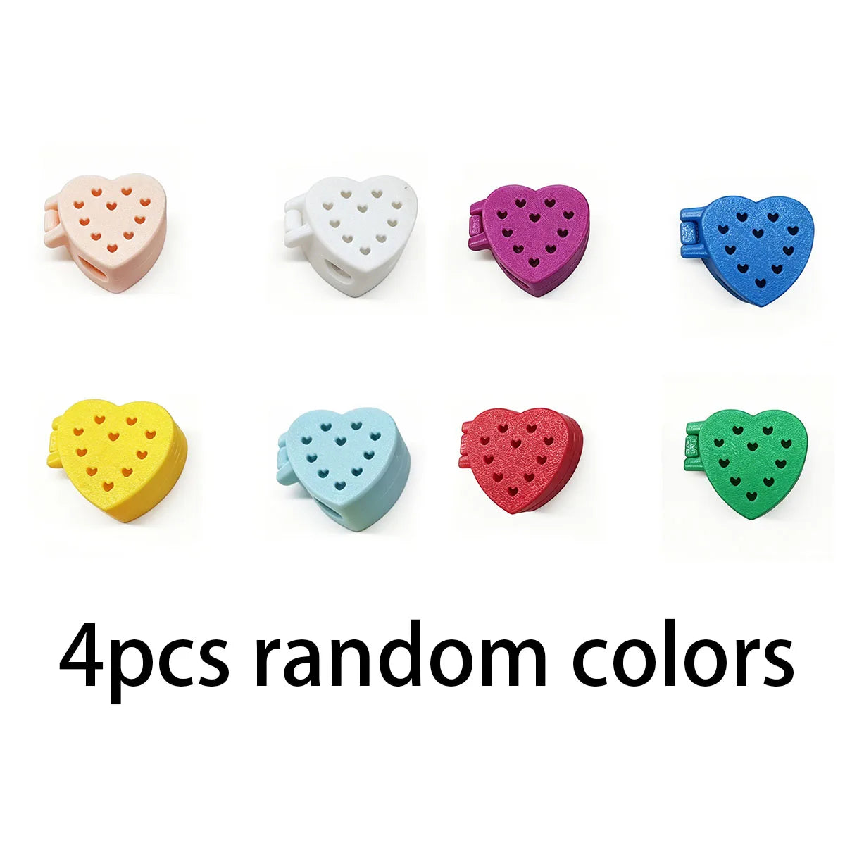 5pcs heart-Shaped Breathable Electric Toothbrush Head Protector, Travel Storage Case, Dust Cover, Lightweight
