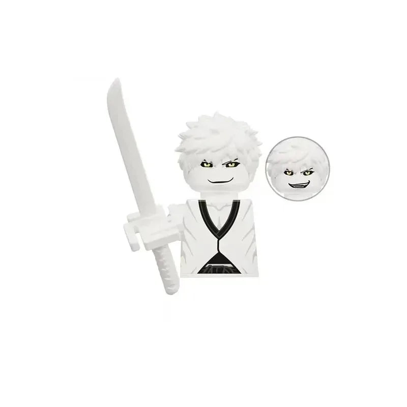 Blind Box KDL816 KDL824 Building Blocks Mini Model Figures Anime Bleach Kurosaki Ichigo Kuchiki Rukia Cartoon Christmas Gift Toy