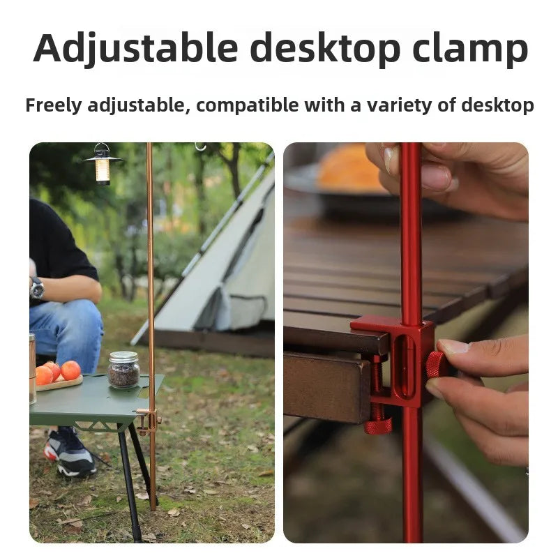Camping Lantern Stand Ultralight Table Lamp Hanger Portable Detachable Light Holder Lighting Brackets Outdoor Tourist Equipment