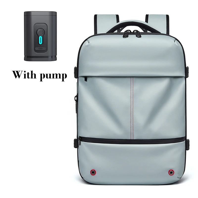 Travel casual Backpack 16 inch vacuum compression Laptop Backpack USB charging school Backpack Extended Hiking Business backpack