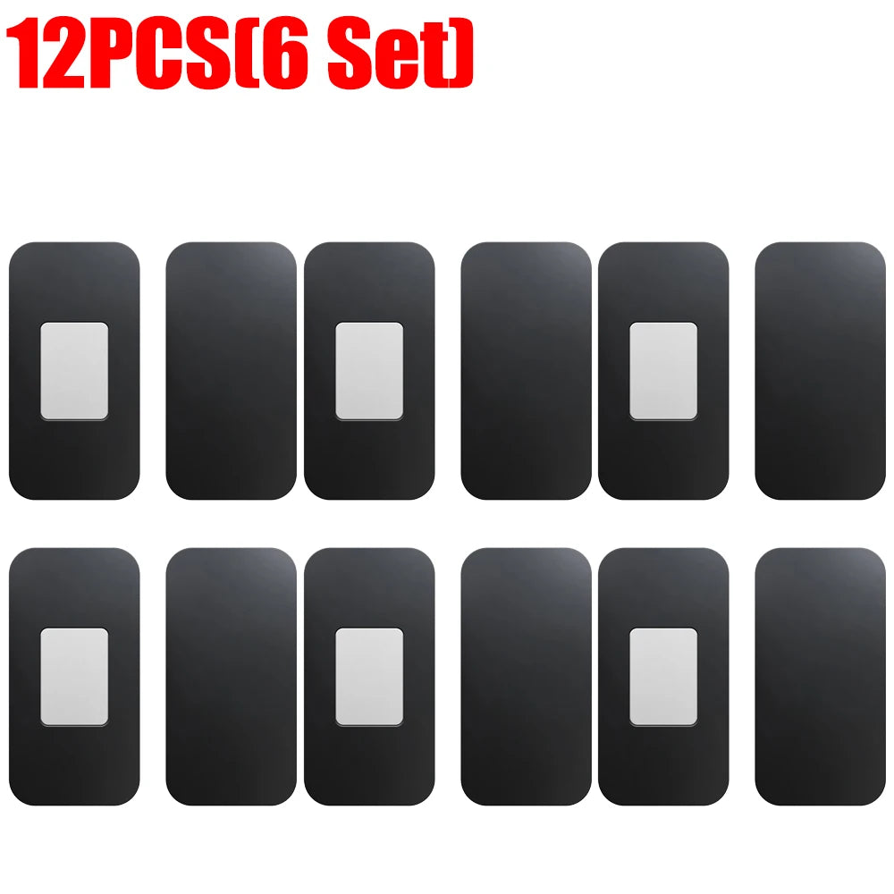 Self Adhesive Door Stop Magnetic Cabinet Catches Invisible Soft-Catch Anti-Rust Magnet Stickers Hidden Door Closer for Cupboard
