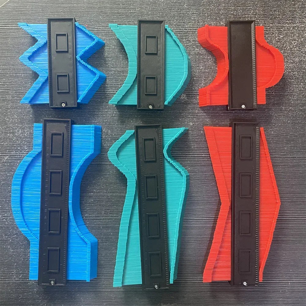 1-3PCS Shape Contour Gauge Duplicator Profile Contour Gauge line ceramic Tiling Tile Carpet Marking Cutting Template Tool