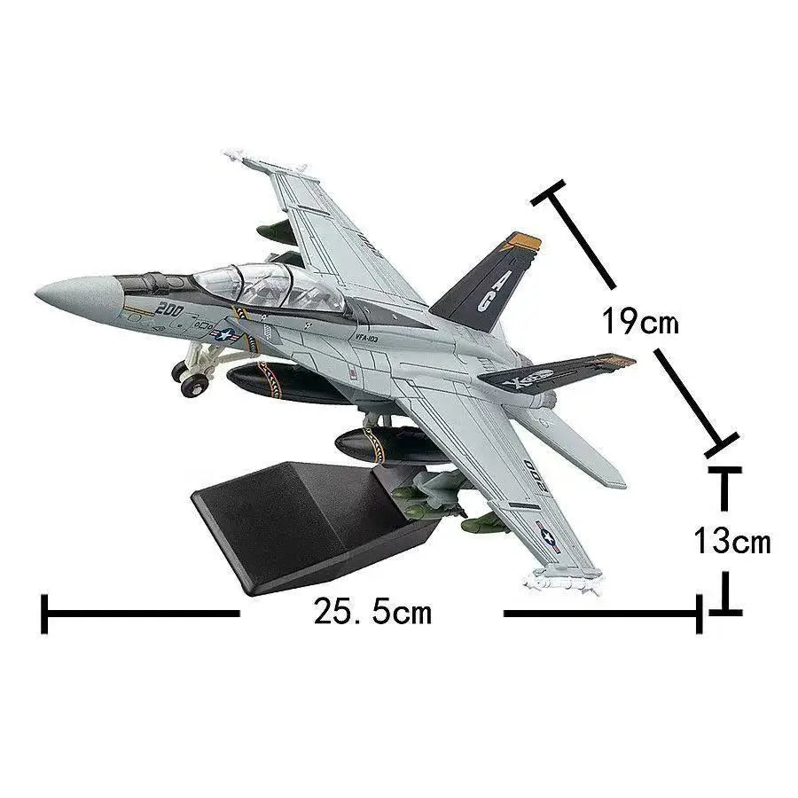 Creative Military Diecast DIY Assemble 1:72 Scale F18 Fighter F-18 Airplane Model Aircraft Model Toy Plane For Boy Educational C