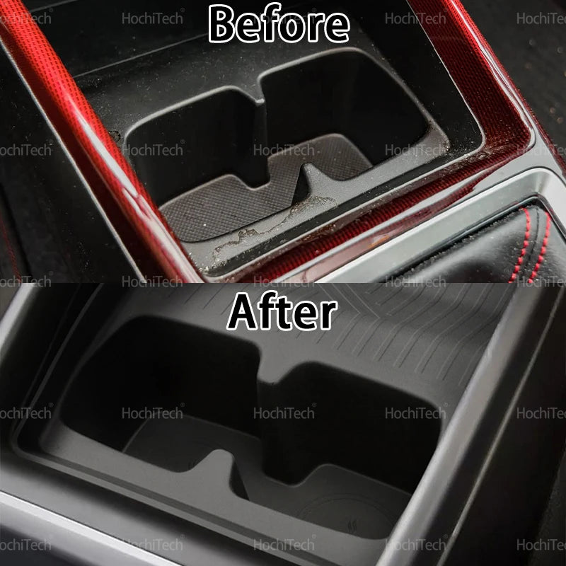 Water Cup Holder Storage Box for Suzuki Swift Sport AZ 2017-2025 Shock-Absorbing Cup Tray Tidying Drinks Holder Car Interior