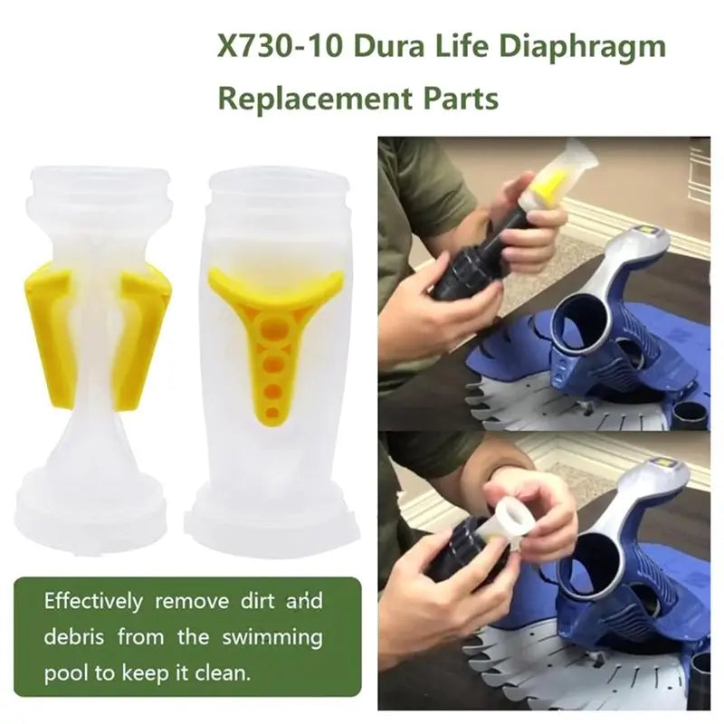 【RABATT】K43D Professional For Pool Cleaner Replacement Parts- X73010 Silicone Diaphragm(2Pcs)