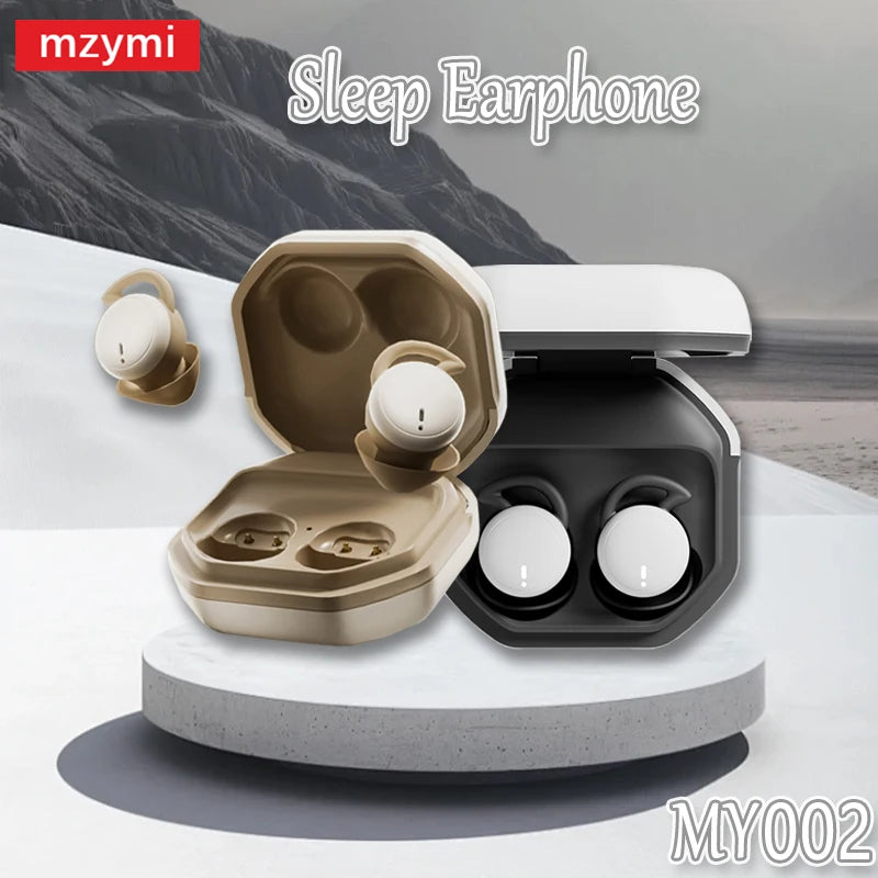 MZYMI Sleep MY002 Earphone Invisible Small Bluetooth Earbuds Mini Wireless Headset Noise Blocking for Side Sleeping Headphones