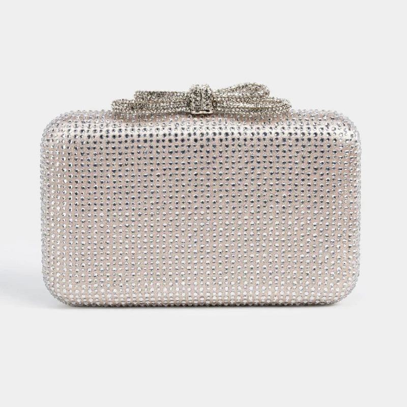 Diamond Evening Bag Clutch Silk Fabric New Crossbody Shoulder Fashion Luxury Brand Vip Women's Purses Bags Casual Party Handbag