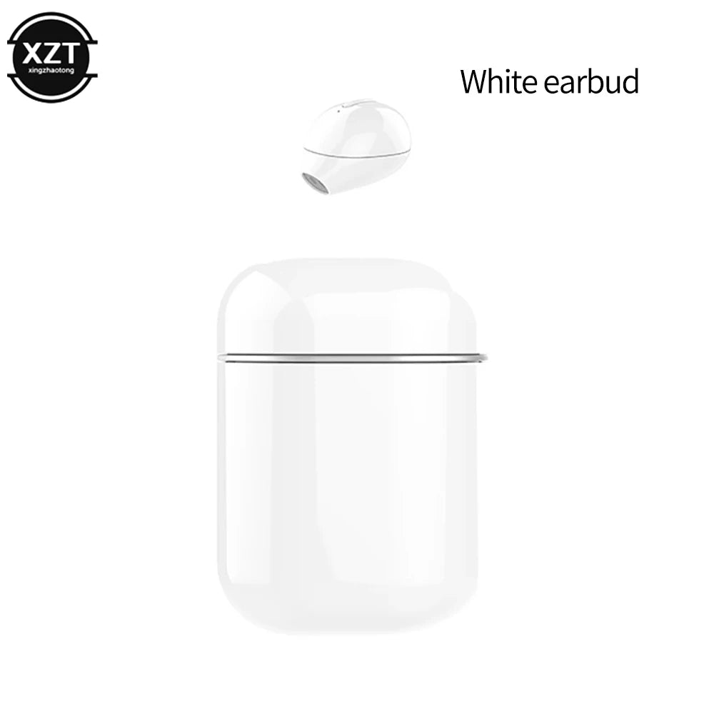 X20 Ultra Mini Wireless Single Earphone Hidden In-ear With Button Control Waterproof Bluetooth Earphone With Charging Case