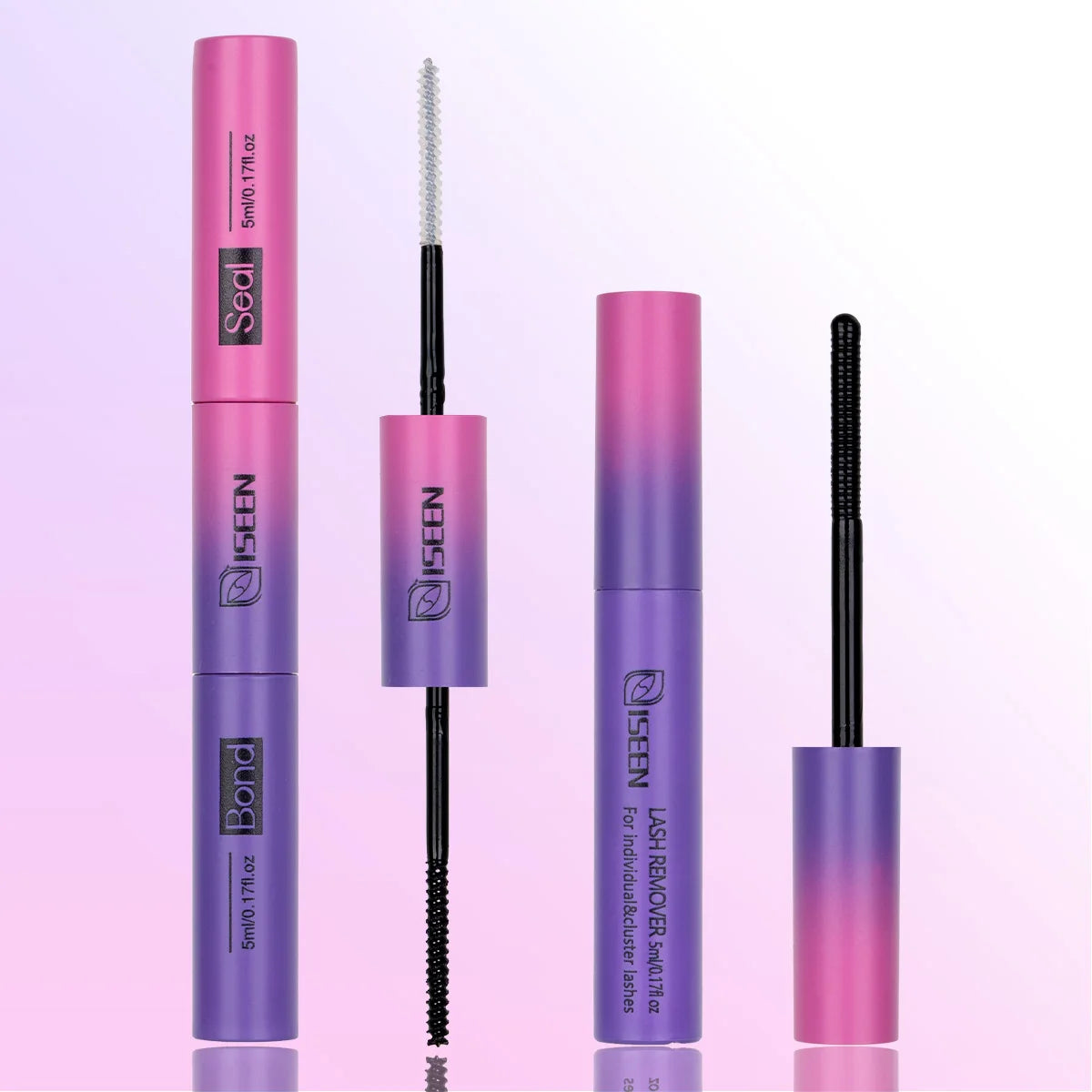Lash Glue Bond and Seal Long Lasting Strong Hold Waterproof 2 in 1 Cluster Eyelash Glue for DIY Lash Extensions