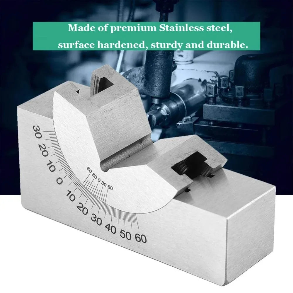 Milling Machine Precision Parts Adjustable Pad 0/30/60 Angle Gauge Debugge V Block Angler Top Tool AP25 AP30 AP46 For Measuring
