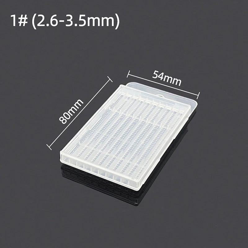 ※Plastic Twist Drill Empty Box Storage Box Toolbox Tool Accessories Woodworking Drill Bit 5/10 Hole Transparent Packaging Case