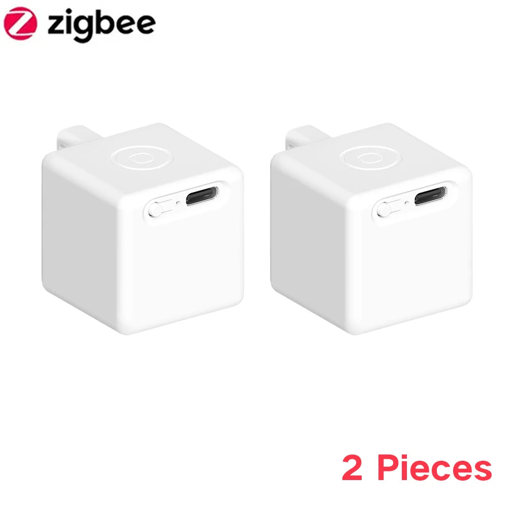 Tuya Smart Touch Finger Robot ZigBee 3.0 Chargeable Switch Button  Pusher Bot Remote Control App Support Alexa Google Home Alice