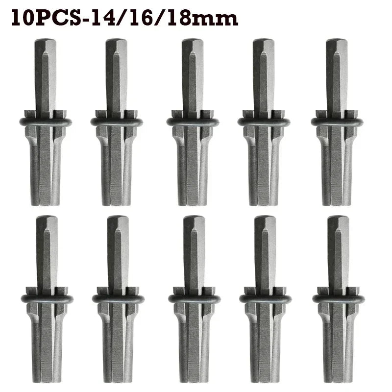 10pcs 14/16/18mm Stone Splitter Wedge & Feather Shims Concrete Rock Stone Splitter Marble Granite Splitter Hand Tool Accessories