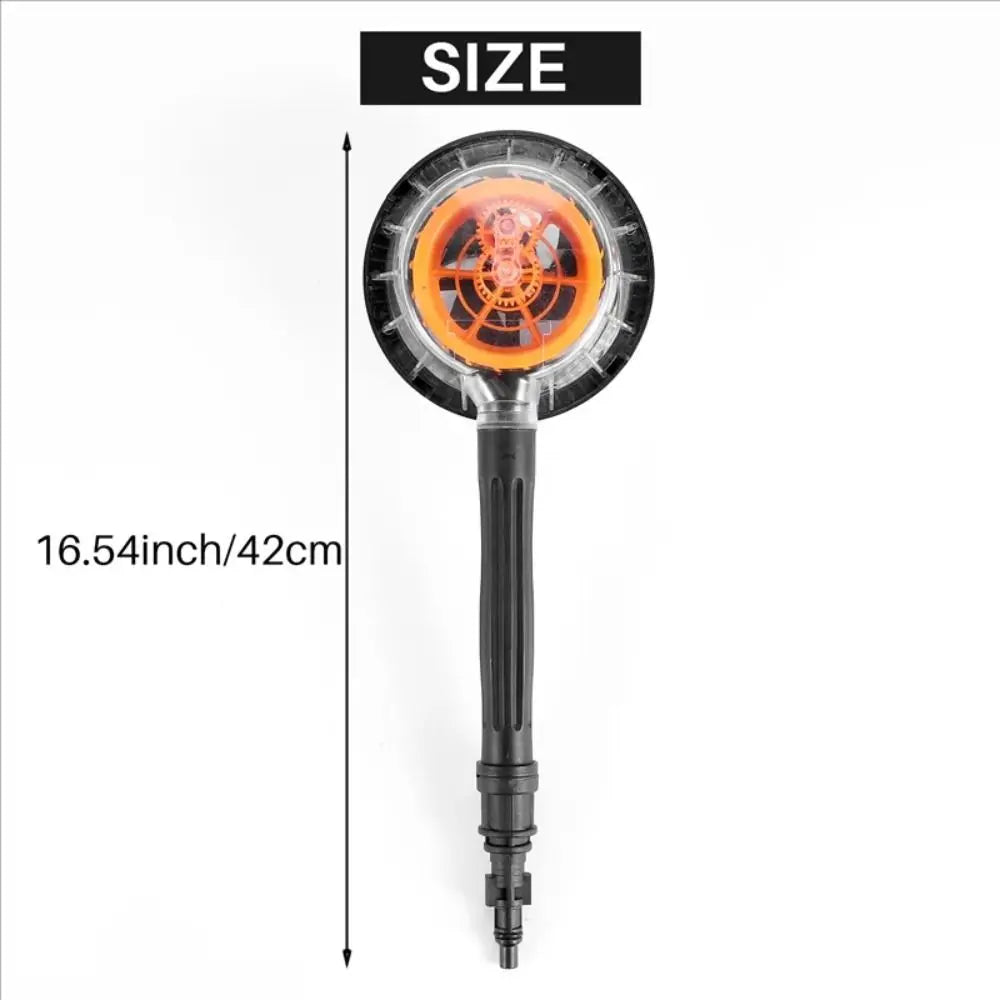 High Pressure High Pressure Car Wash Brush Rotating Round EVA+ABS Water Cleaning Brush Rigid Clean 42 cm Car Cleaning Brush
