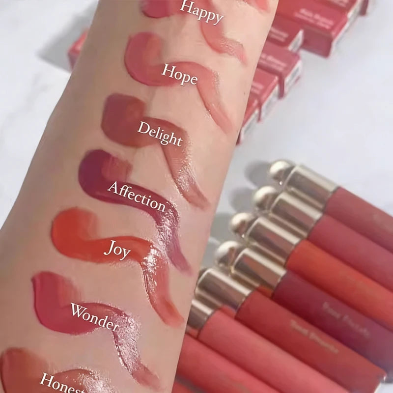 Rare Beauty 7-Colors New Lip Oil LIPSTICK Lip Glaze in Stock Serenity/honesty/wonder Smooth Not Sticky Waterproof  Easy To Apply