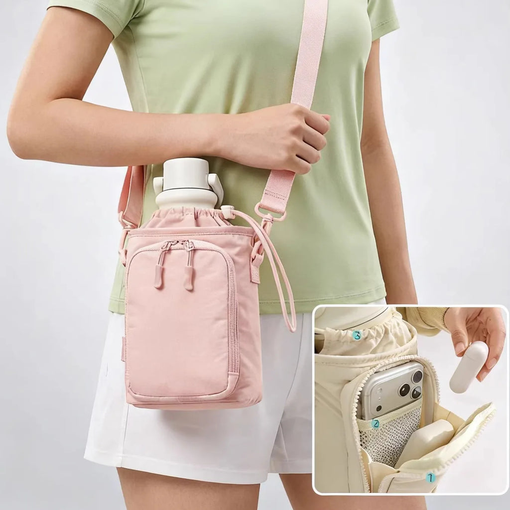 Mobile Phone Bag New Crossbody Shoulder Water Bottle Bag Waterproof Yoga Bag Running Sports Outdoor Portable Bag