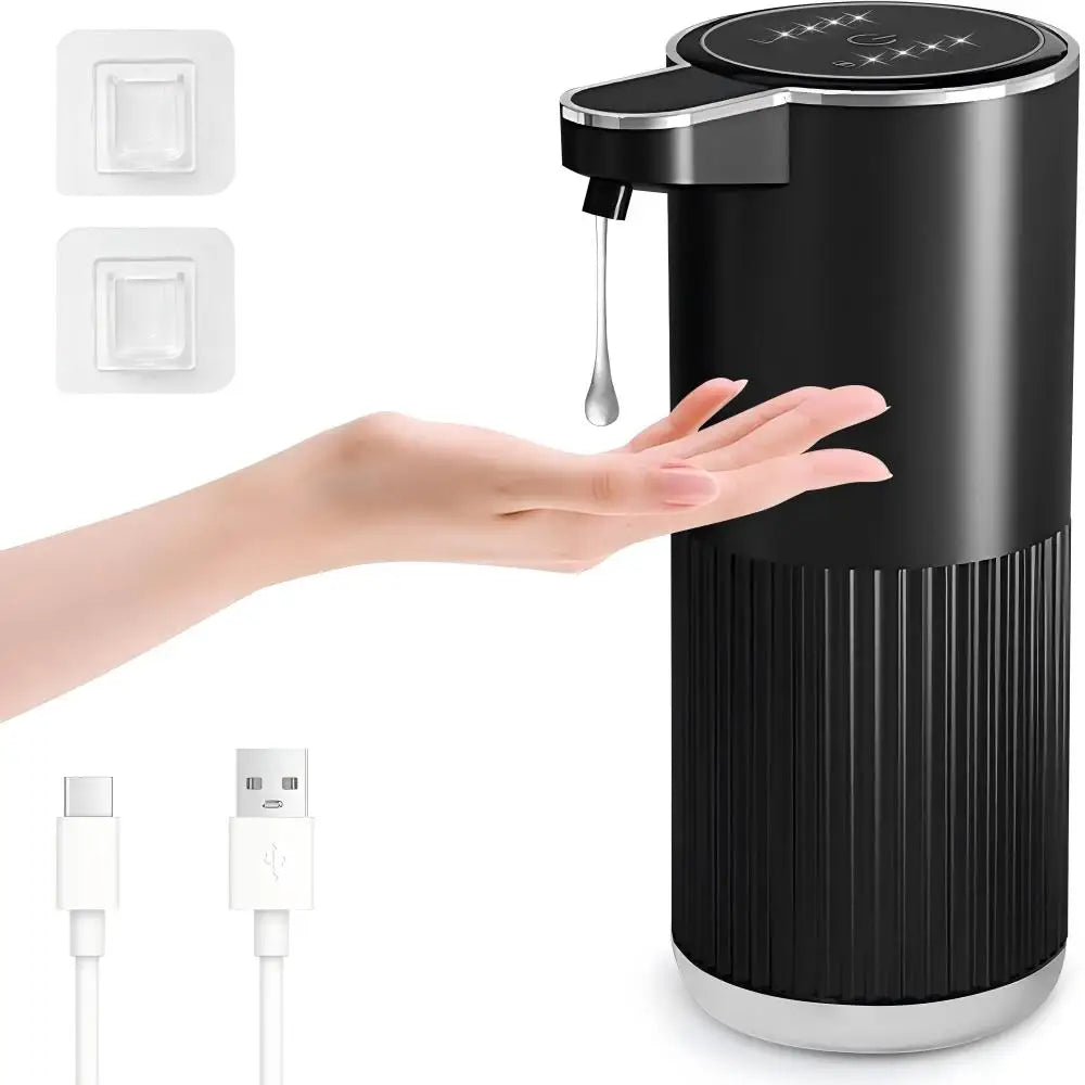 350ML Soap Dispenser Foam Liquid Wall-Mounted IPX5 4-Levels Adjustable Rechargeable Electric Intelligent Automatic Sense