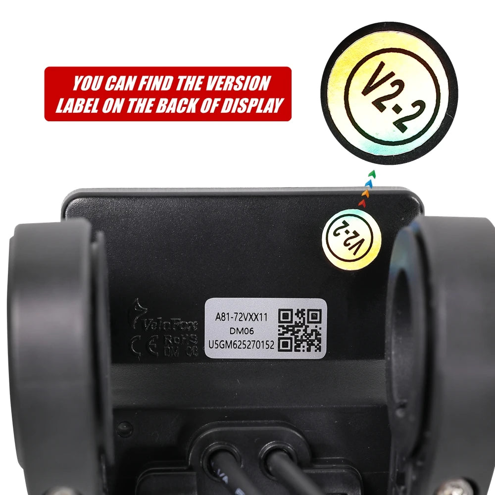 Original TFT Display for KAABO WOLF WARRIOR X GT & MANTIS KING GT Electric Scooter V2-2 Version 10-Inch GT Model Spare Parts