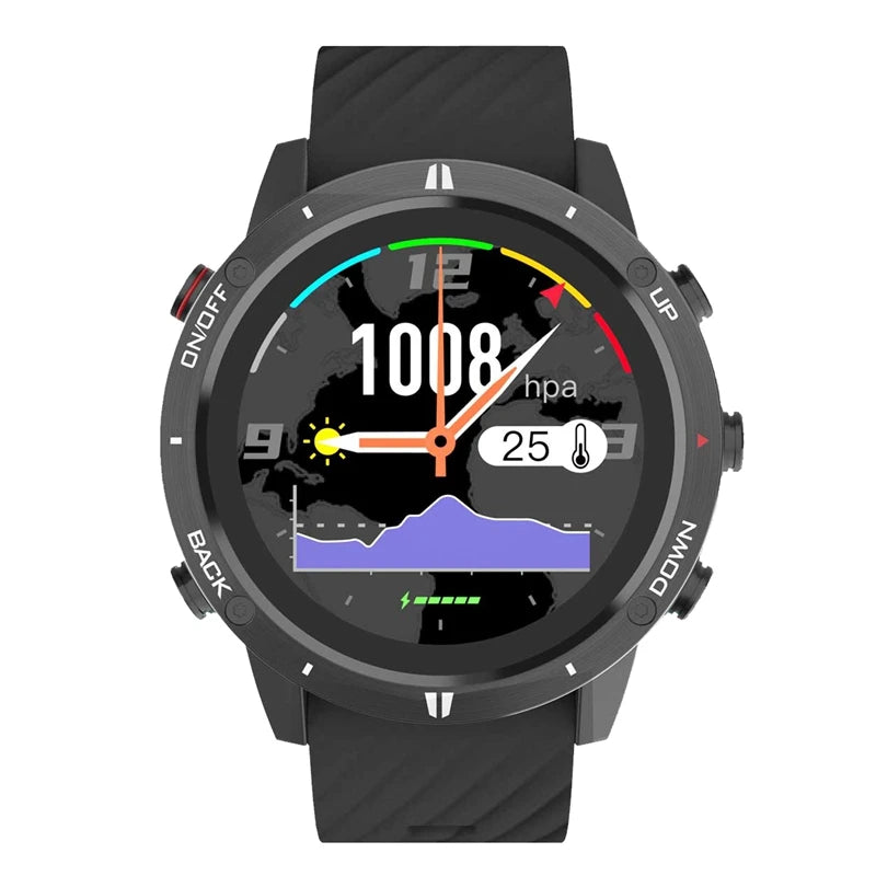 Bluetooth Sports Watch Touch Outdoor Running Cycling Diving Fishing Triathlon Heart Rate Waterproof Compass Tracker Data Store
