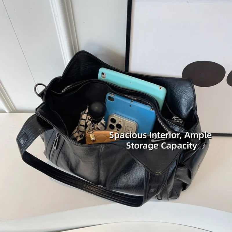 Underarm Crossbody Bag Women Commuter-Style Tote Bag Large Capacity Versatile Handbag Soft Durable
