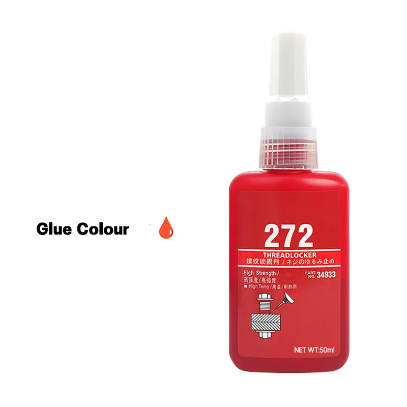 Threadlocker Quick Drying Screw Locking Agent High Strength Screw Locking Adhesive Anaerobic Glues Anti Loose Screw Glue
