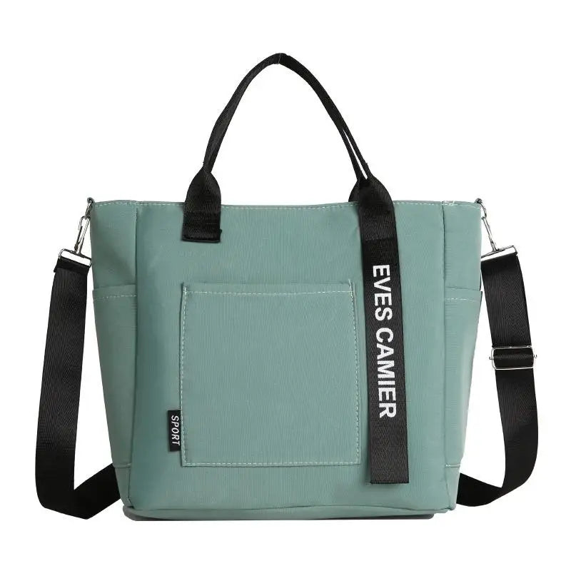 Large Capacity Waterproof Nylon Tote Bag Fashion Crossbody Shoulder Messenger Bag Casual Daily Handbag For Girls Students
