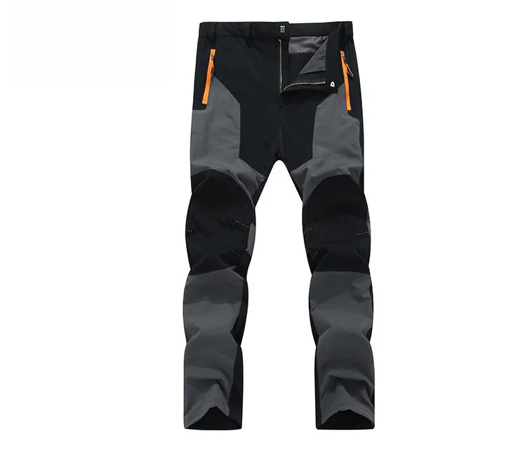 Men's Summer Hiking Pants Quick-Dry Outdoor Walking The Dog Lightweight Thin Leisure Walk Breathable Zipper Pocket Work Pants