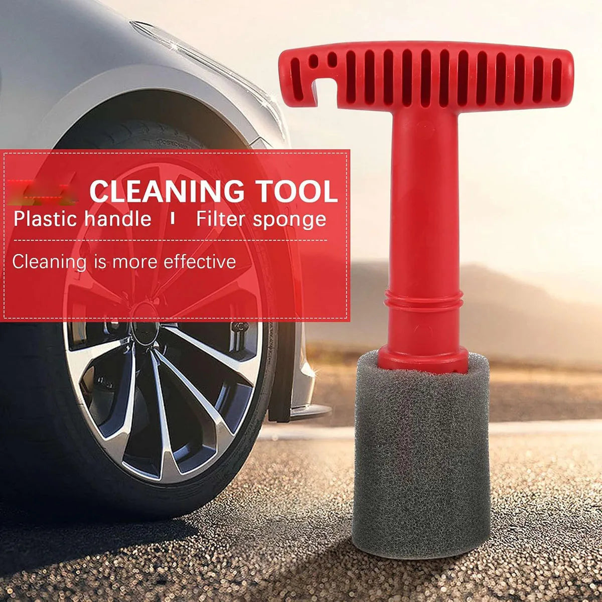 Universal Car Wheel Detailing Brush Removable Insert Lug Wash Nut Sponge Cleaner Tool for Wheels Cleaning Vehicle Truck SUV Van