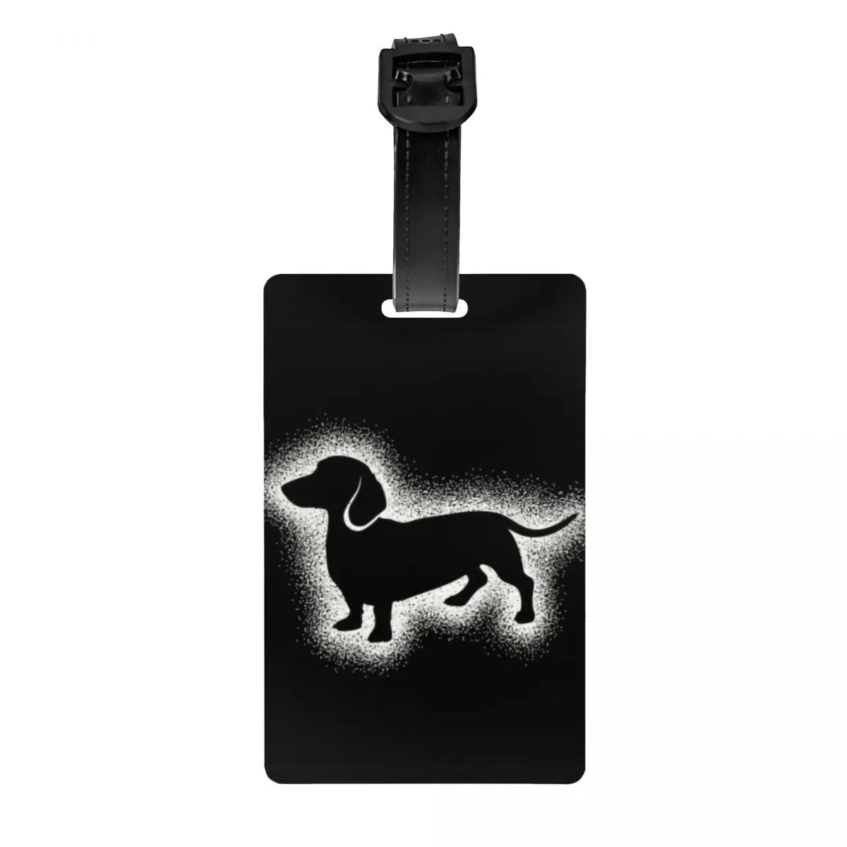 Custom Dachshunds Dog Luggage Tag Privacy Protection Badger Sausage Wiener Baggage Tags Travel Bag Labels Suitcase