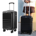 Front opening cover Wheel Carry on Trolley Luggage ABS+PC Travel Suitcase rolling suitcase Women fashion zipper suitcase valises