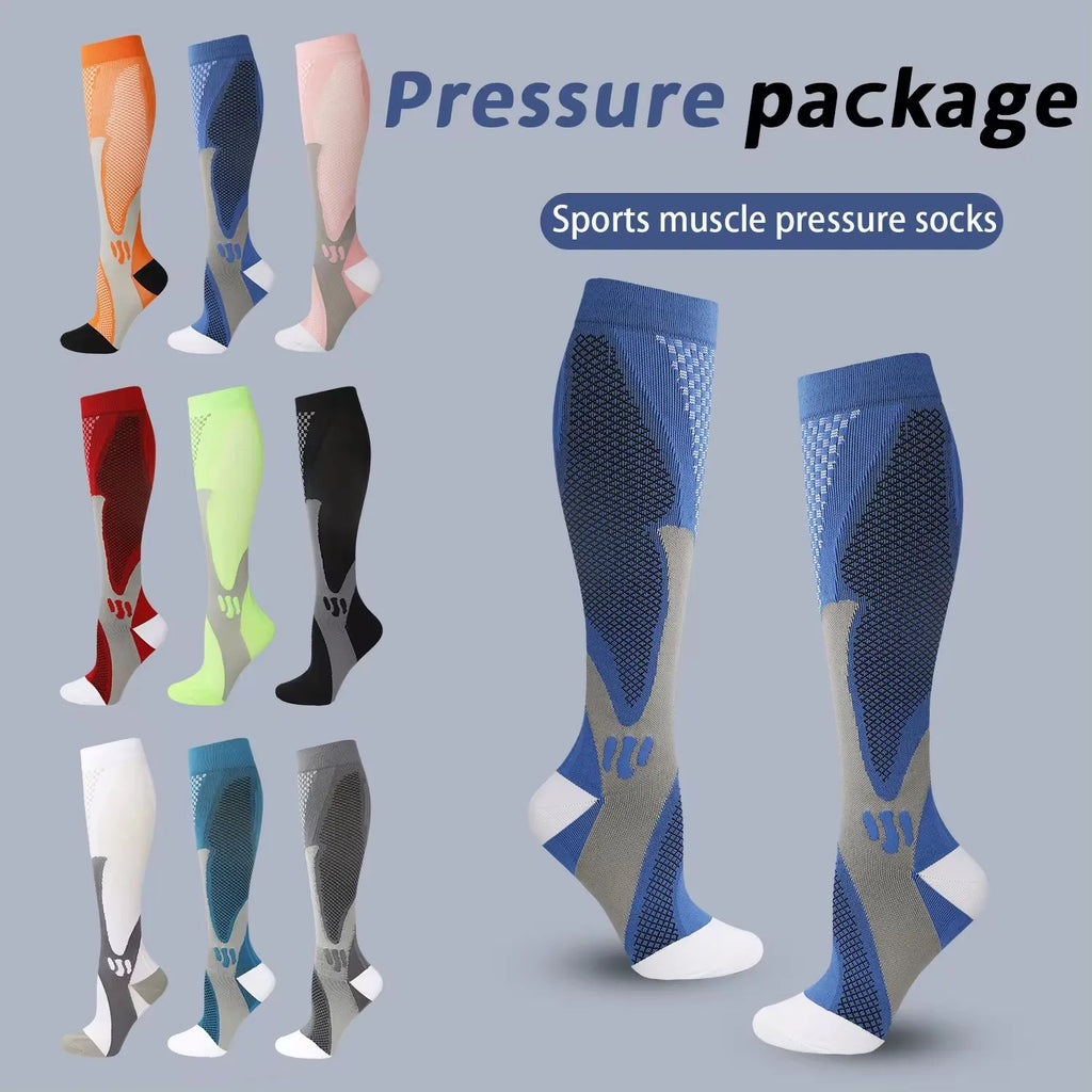 Brothock Medical Sport Compression Socks Men And Women 20-30mmhg Run Nurse Socks for Varicose Veins Running Cycling Travel Socks