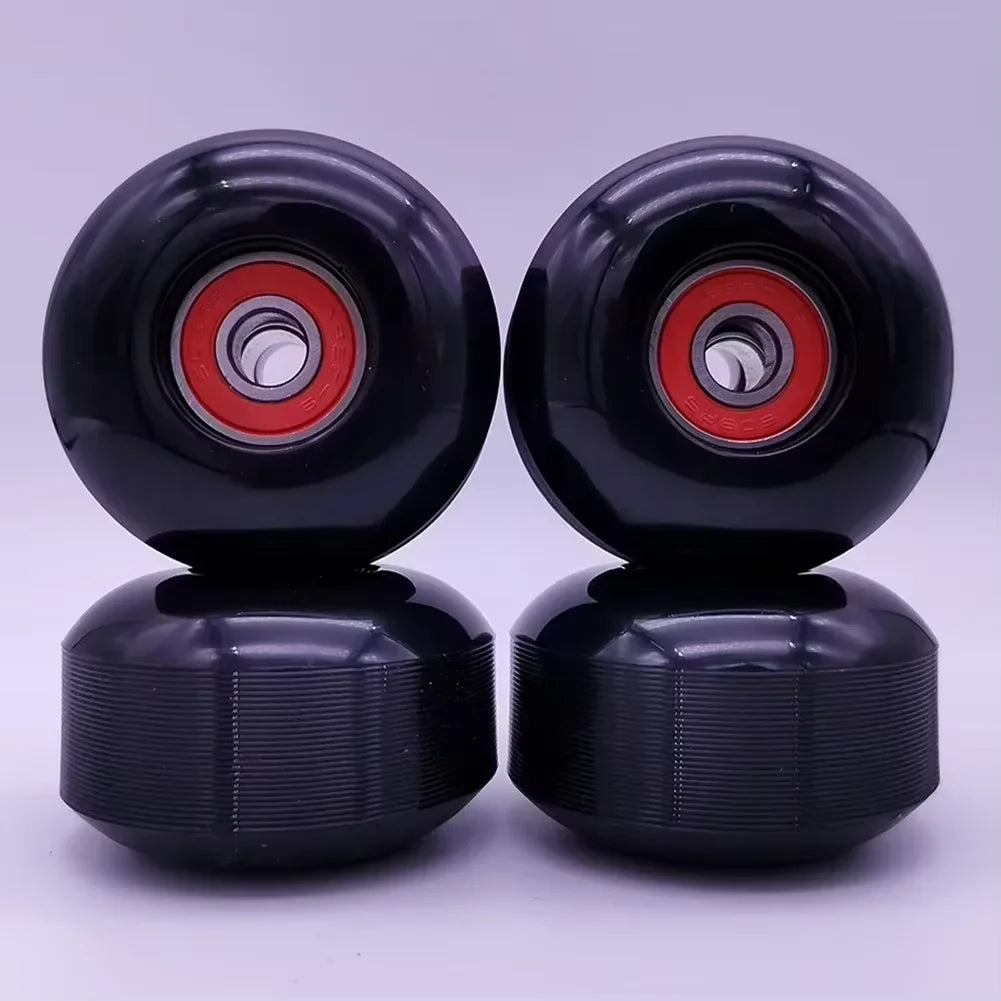 4Pcs Skateboard Wheels With Bearing 52x32mm 95A Soft Longboard Skateboard Wheels ABEC-9 Bearing Roller Skating Accessories Parts
