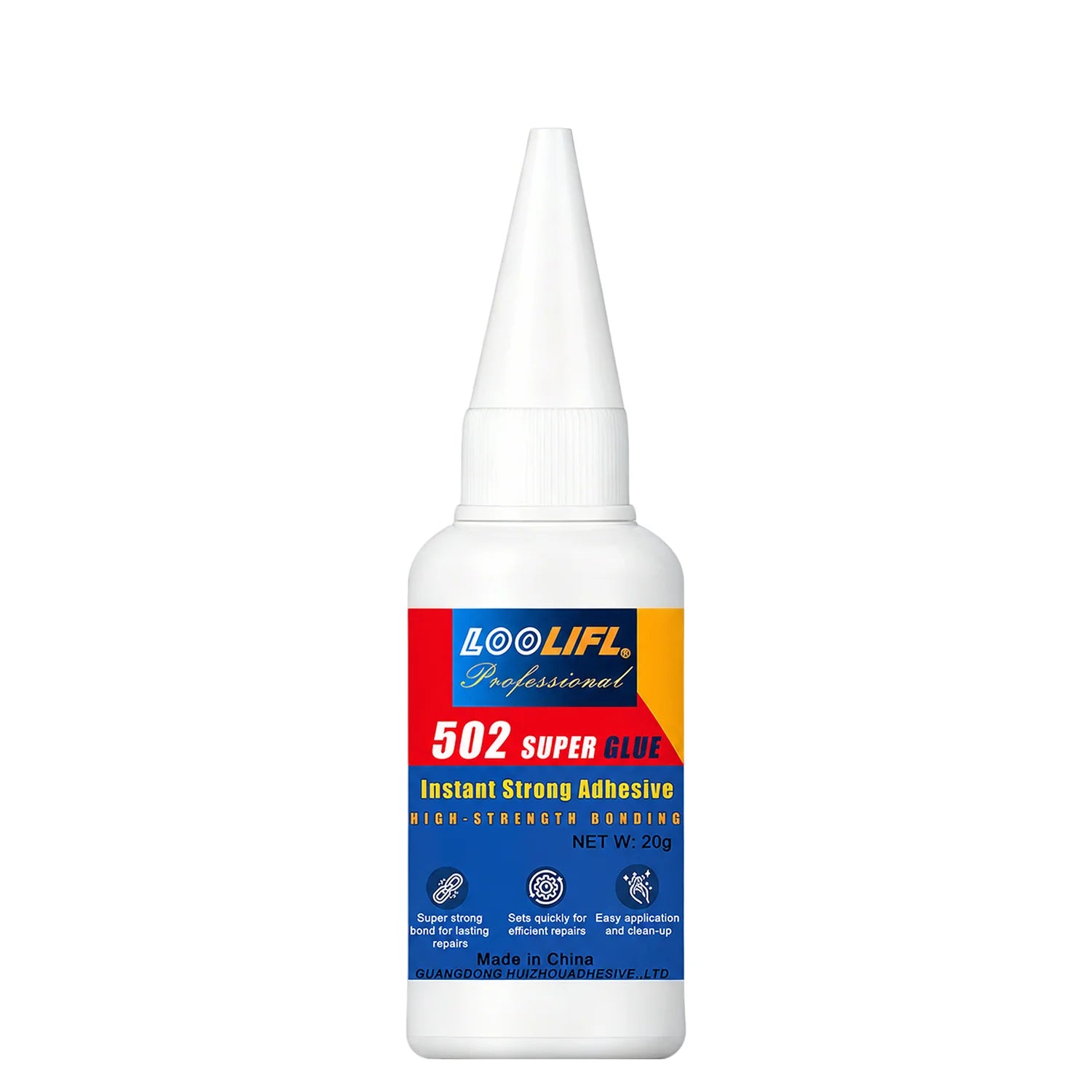 502  cyanoacrylate Instant Super Glue High Strength Adhesive with Multipurpose Repair Glue for Craft Metal Plastic Ceramic Wood